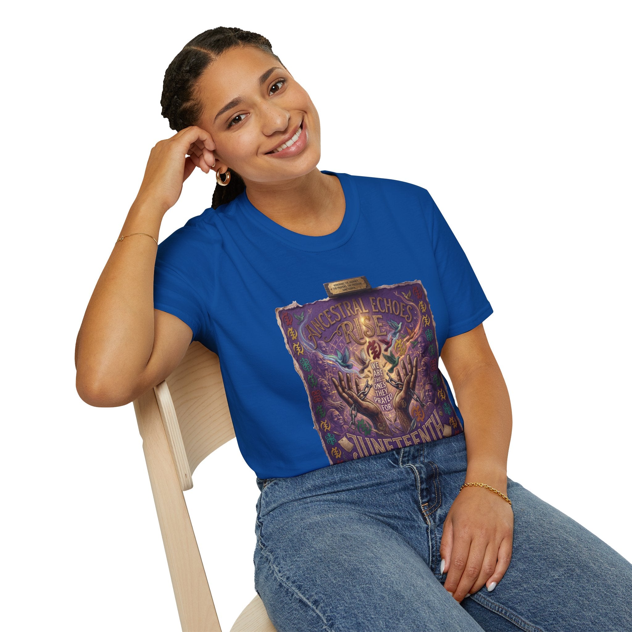 Juneteenth Distressed T-Shirts | Black History & Freedom Pride Tees (Set of 3 Designs)Matching Pet Apparel