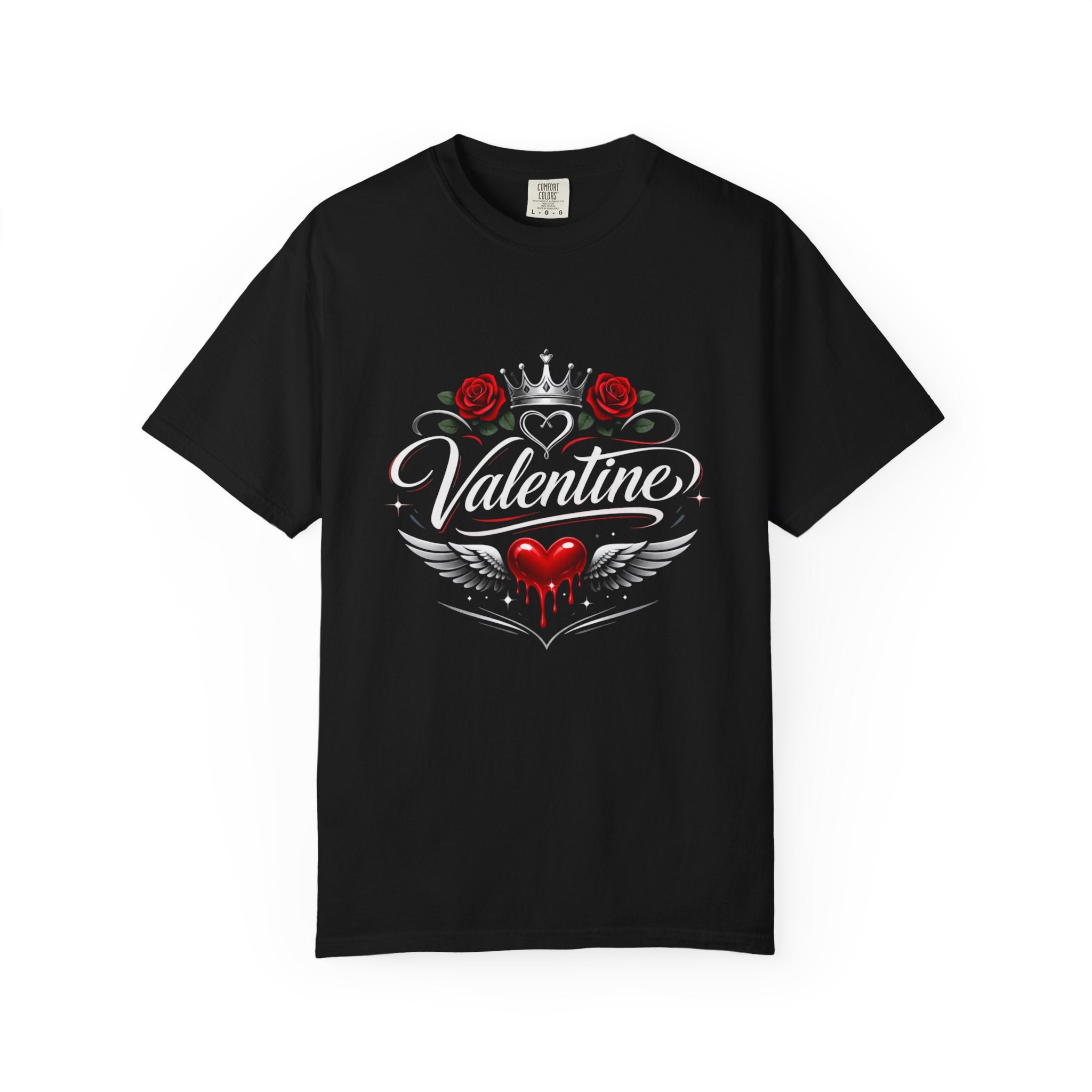 Bleeding Heart Rose T-Shirt — Gothic Romantic Graphic