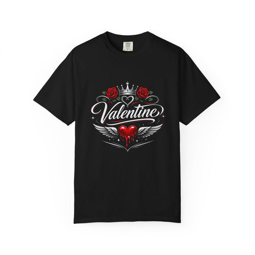Bleeding Heart Rose T-Shirt — Gothic Romantic Graphic