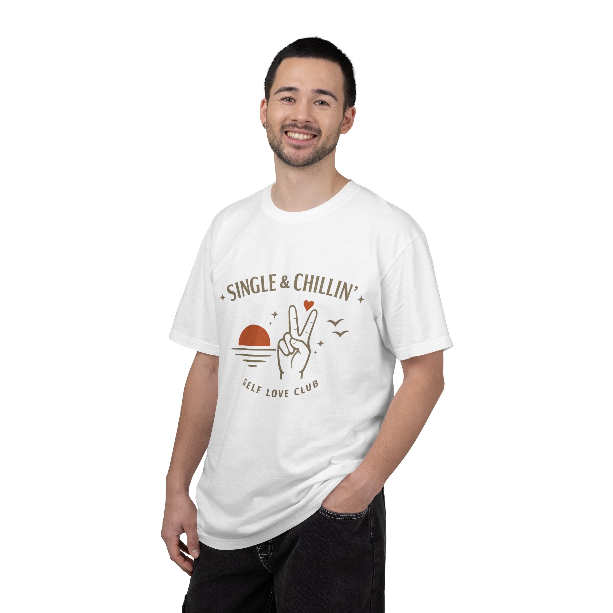 Single & Chillin T-Shirt — Self Love Club Graphic Tee