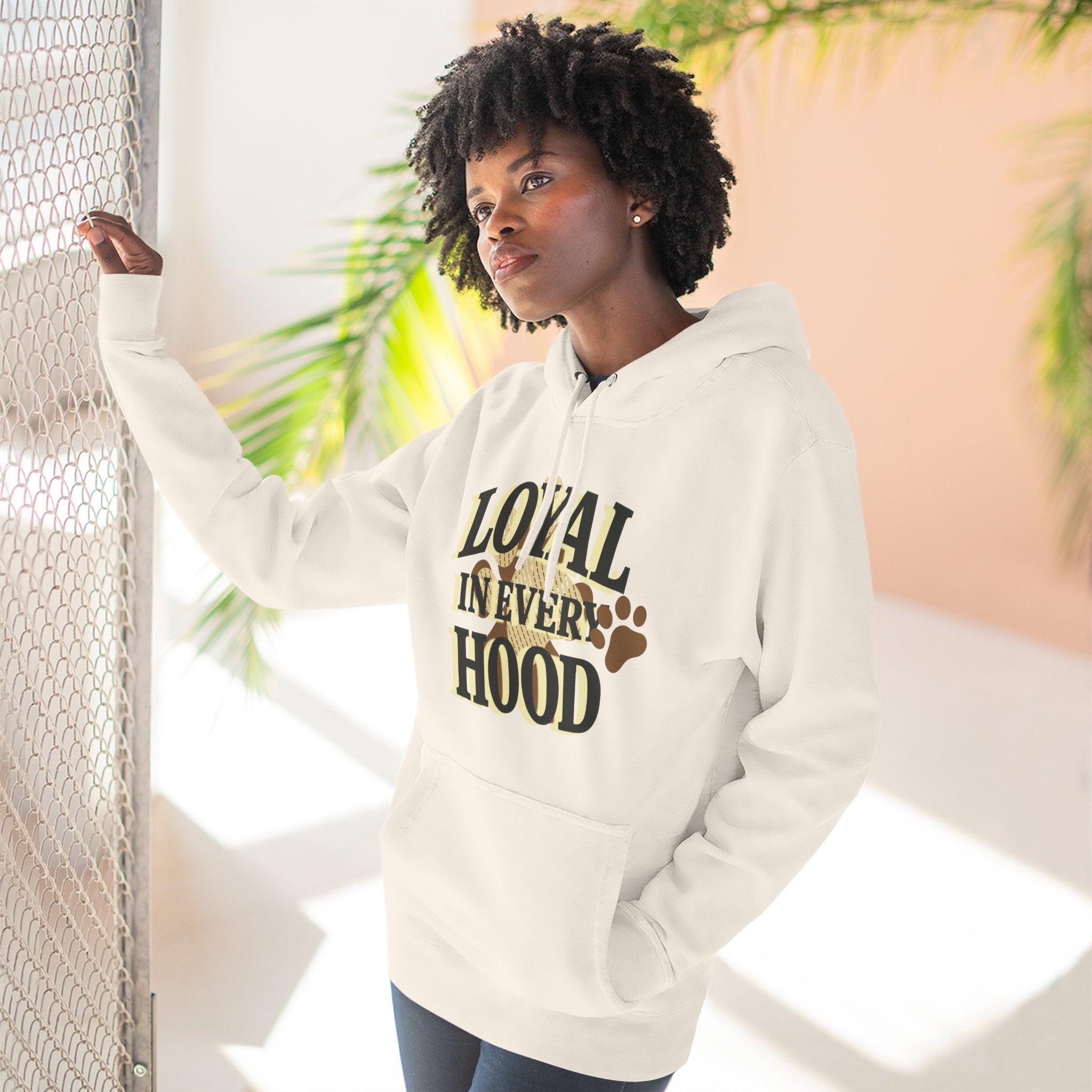 "Loyal in Every Hood" Fleece Three-Panel Hoodie