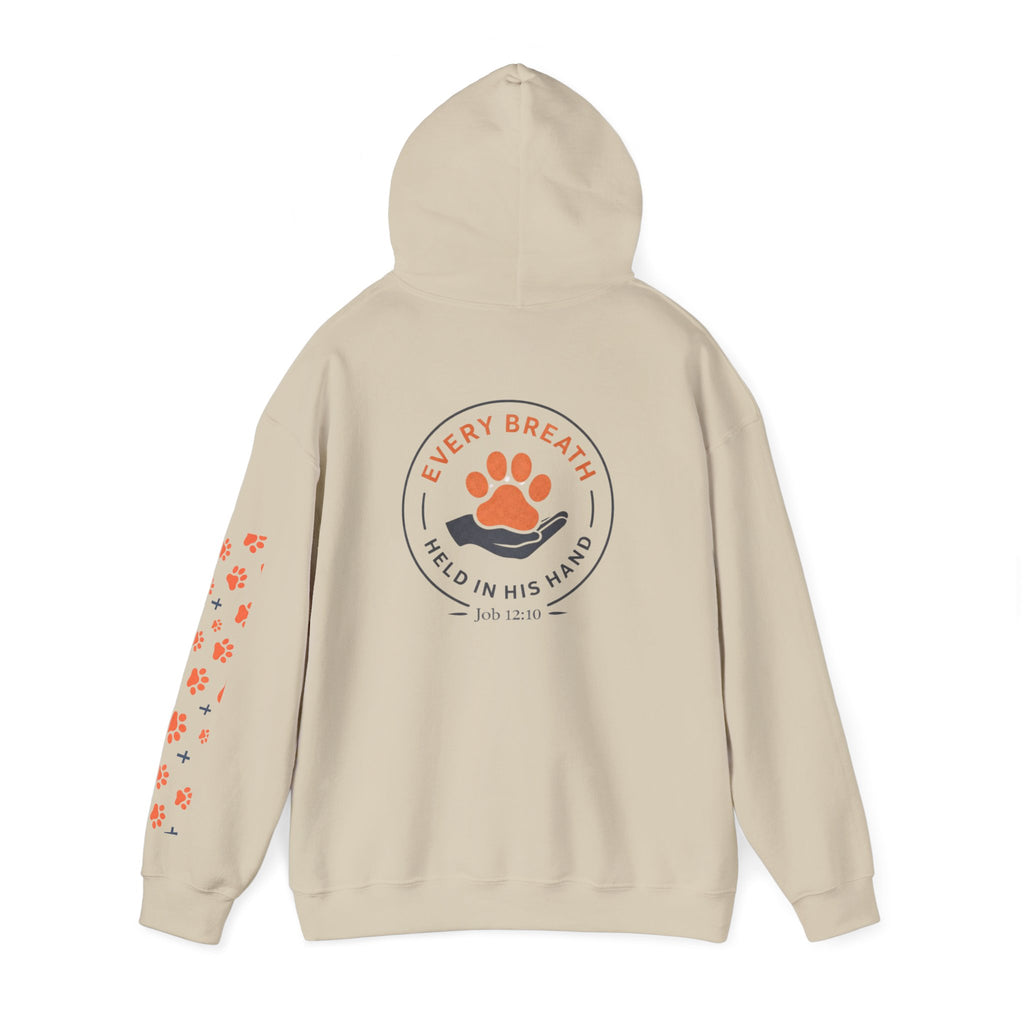 The Faith hoodie, along with coordinating pet hoodies and bandanas, are currently available.