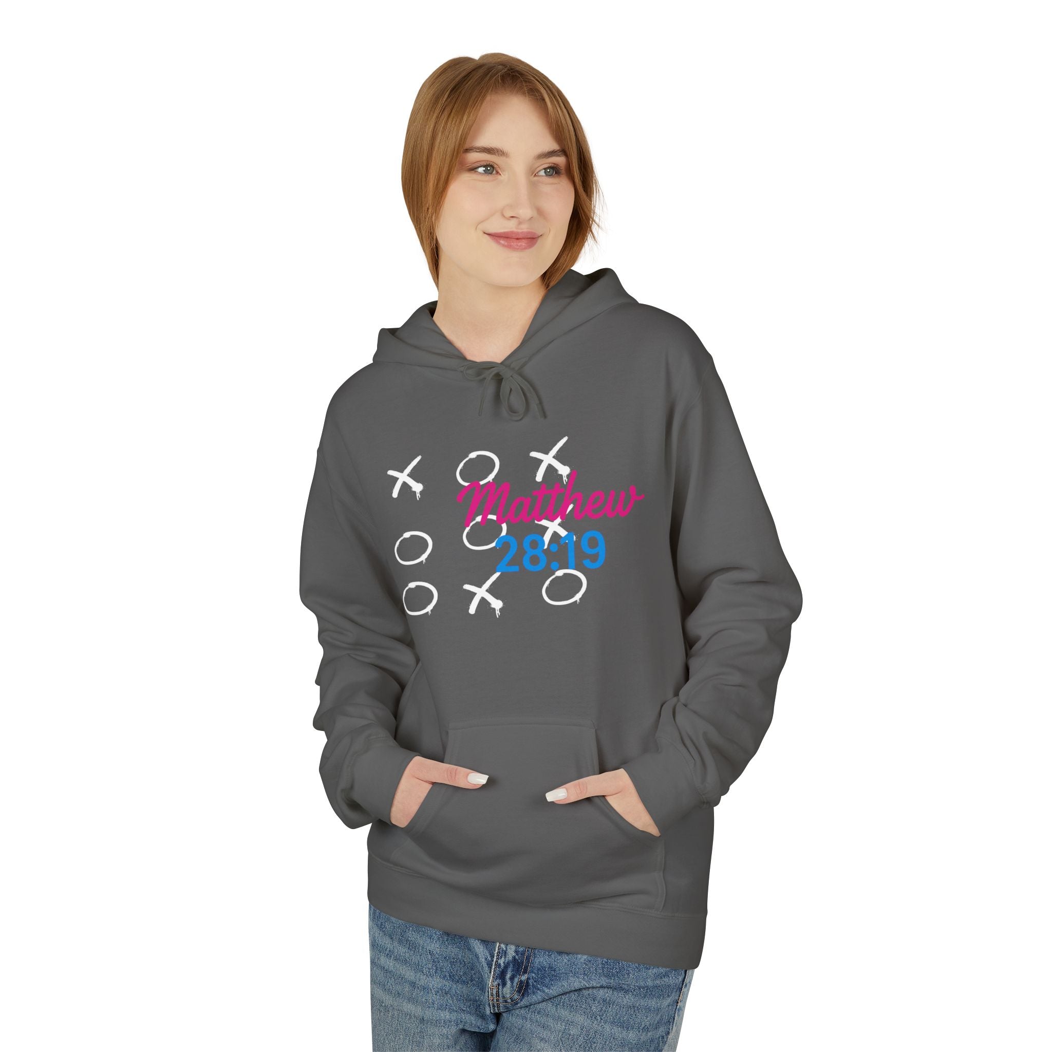 Tic Tac Toe Trinity Hoodie - God Jesus Holy Spirit