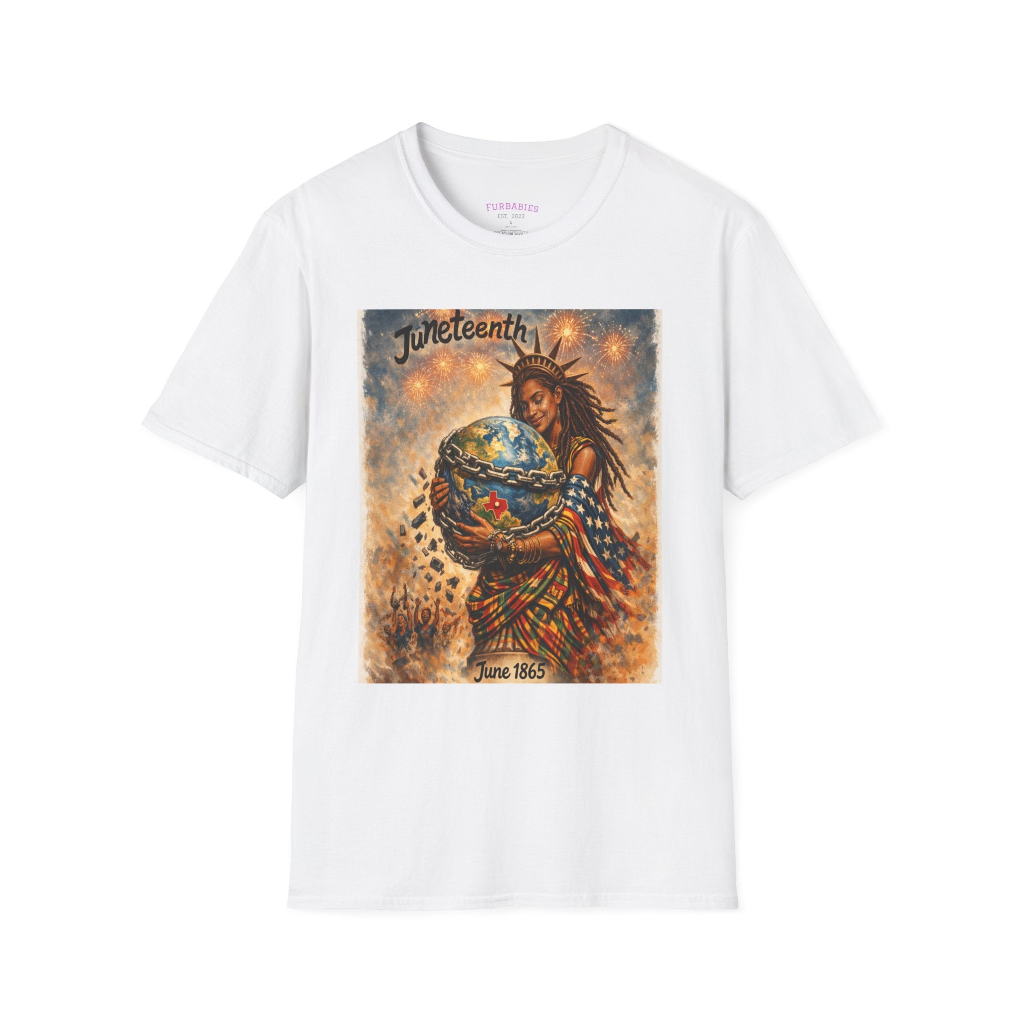 Juneteenth Distressed T-Shirts | Black History & Freedom Pride Tees (Set of 3 Designs)Matching Pet Apparel