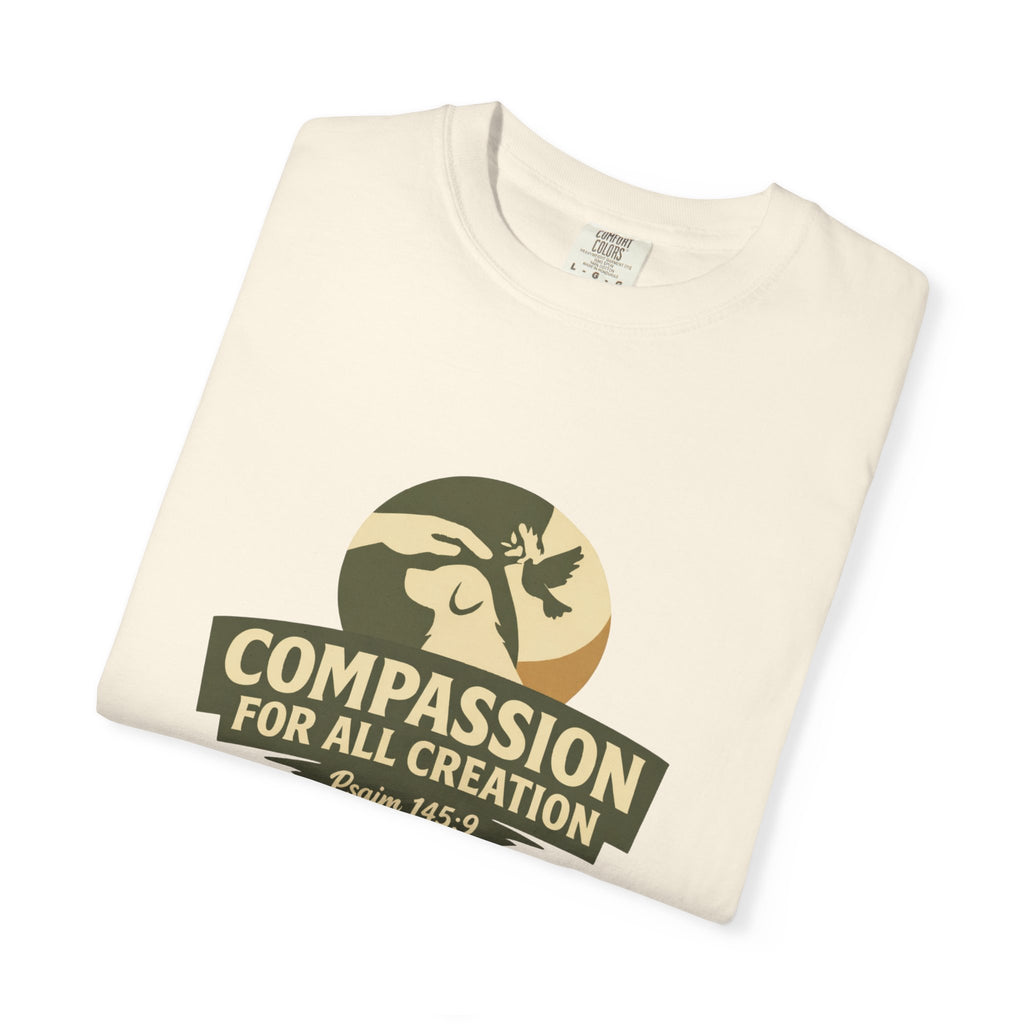 Compassion for All Creation T-Shirt — Psalm 145:9 Christian Graphic Tee,  Matching Pet Apparel Available