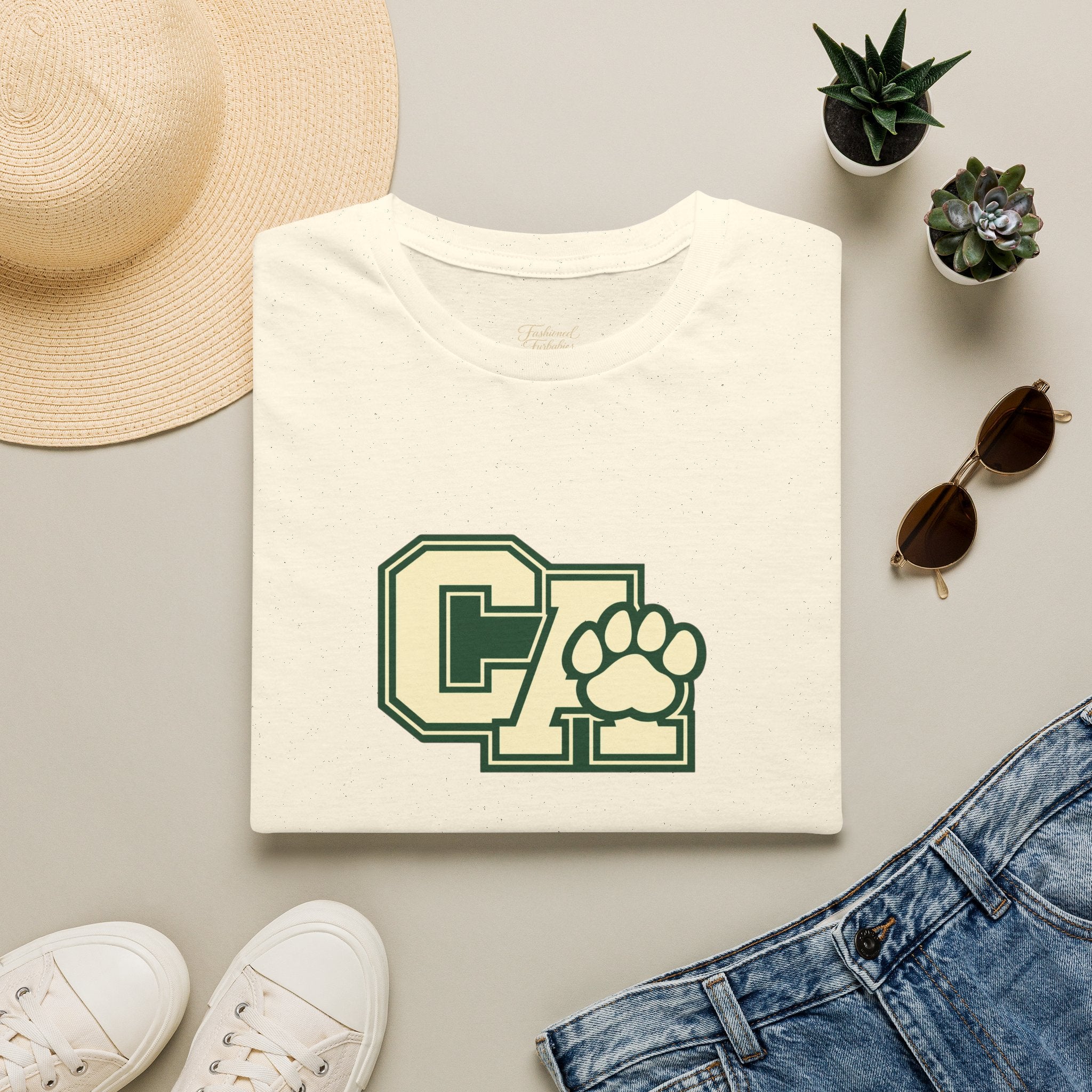 North Carolina Atlanta California Pet Bandana Tee — Matching Scripture on Back