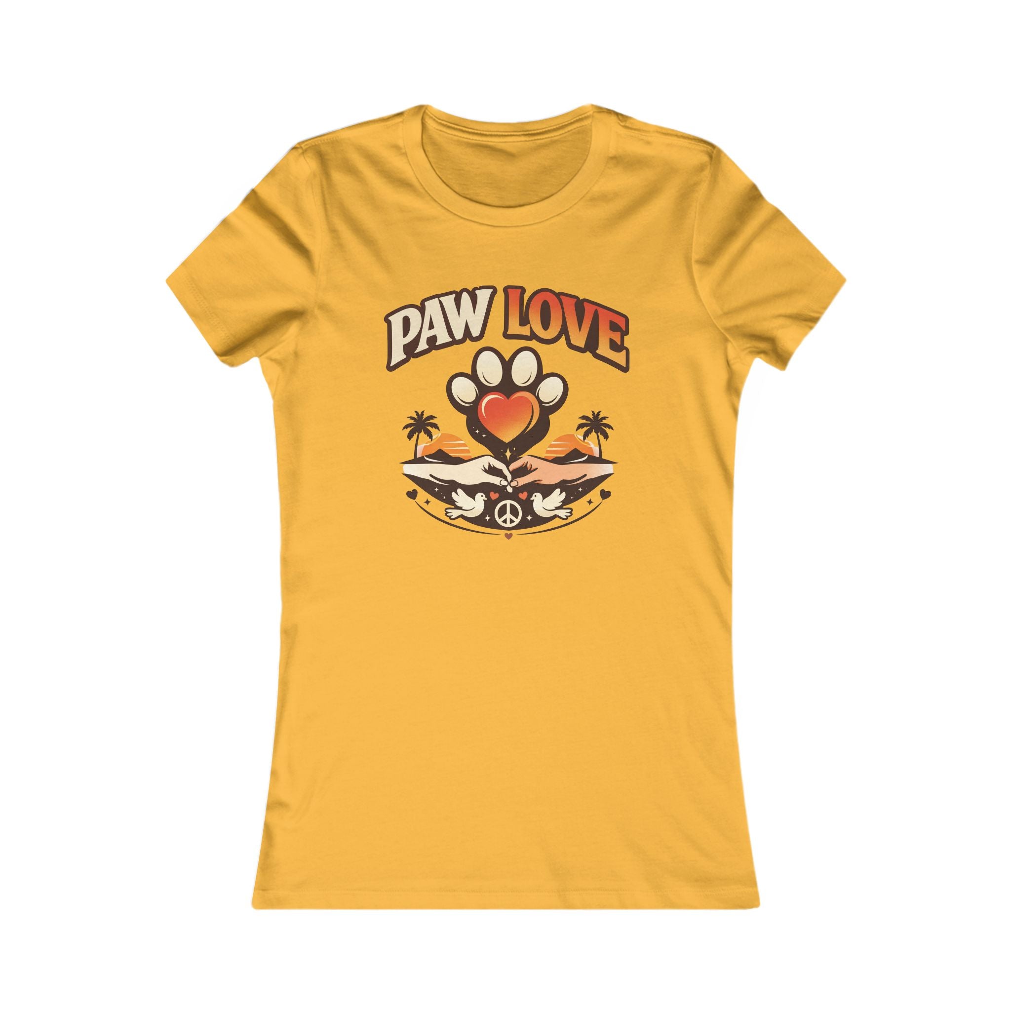 Paw Love Tee — Retro Paw Print