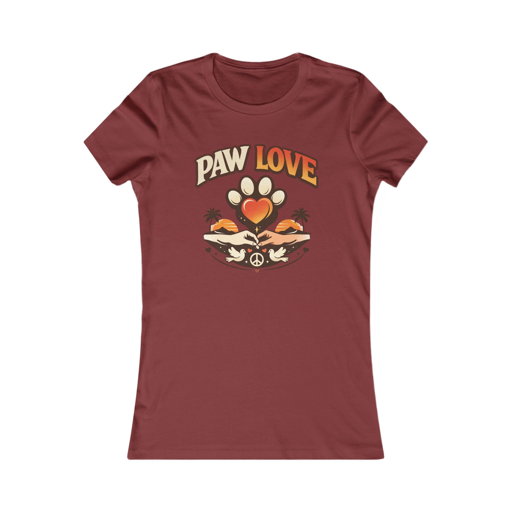 Paw Love Tee — Retro Paw Print