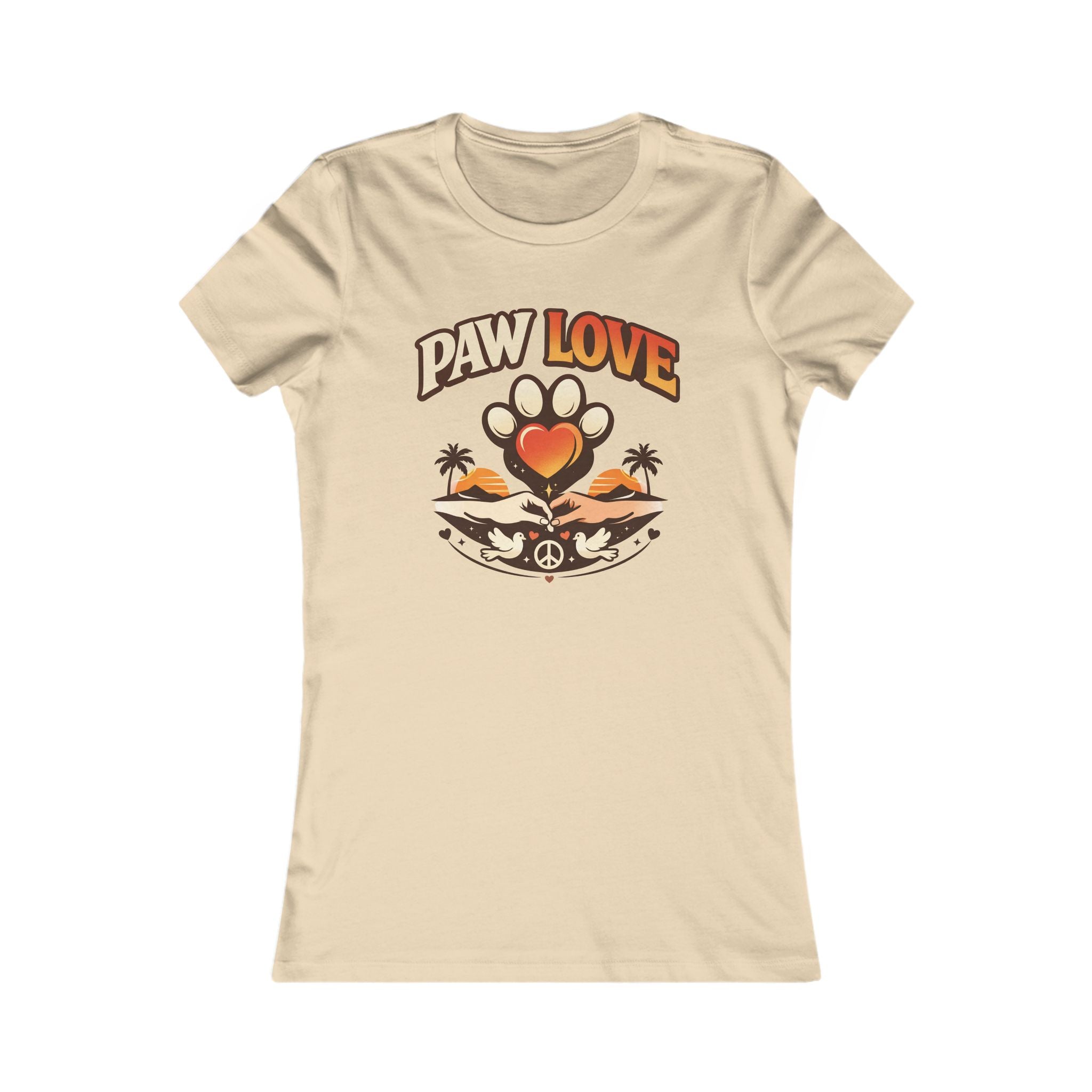 Paw Love Tee — Retro Paw Print