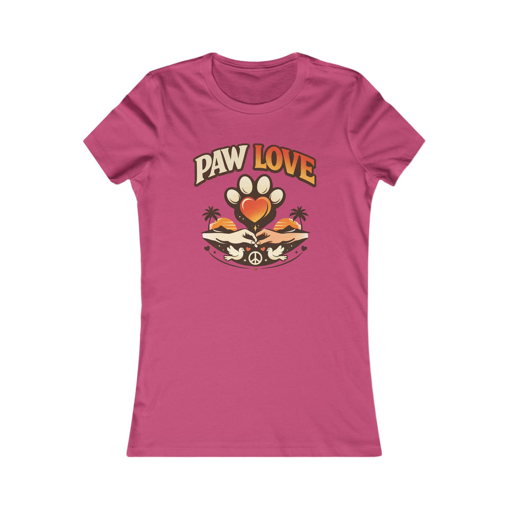 Paw Love Tee — Retro Paw Print
