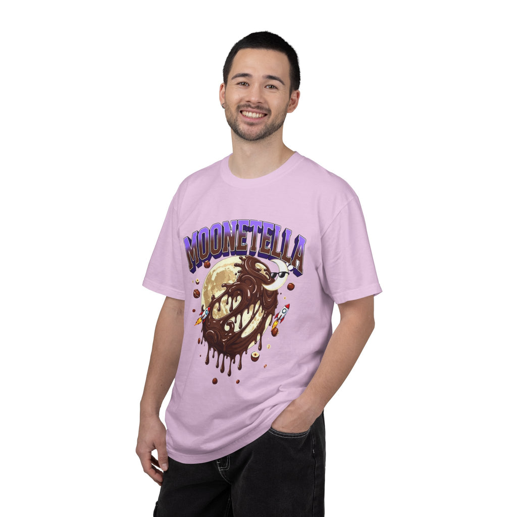 Moonetella T-Shirt — Retro Space Chocolate Moon Graphic Tee (Artemis II Mission Tribute)