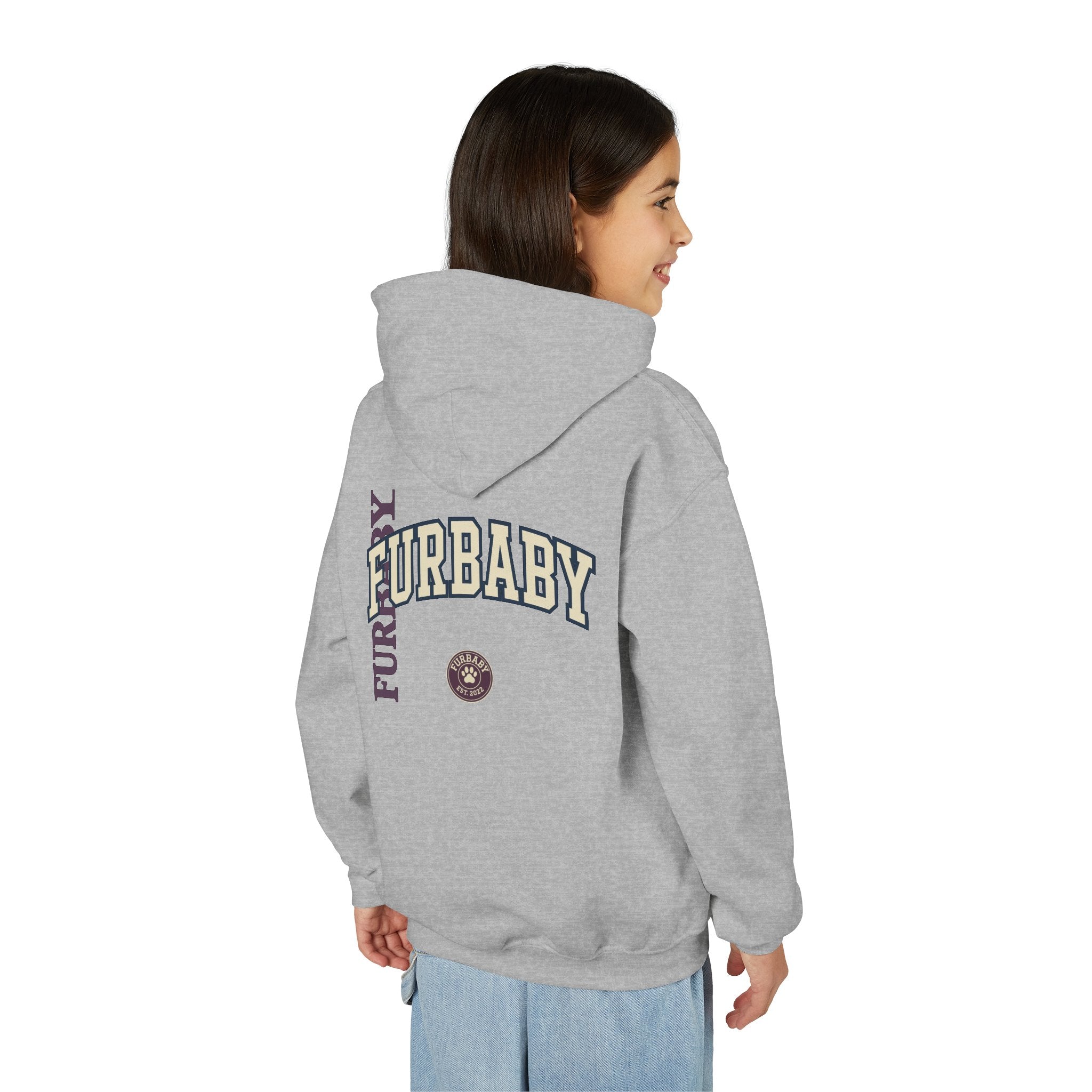 Furbaby Youth Hoodie — Cute Pet Lover Kids' Hooded Sweatshirt