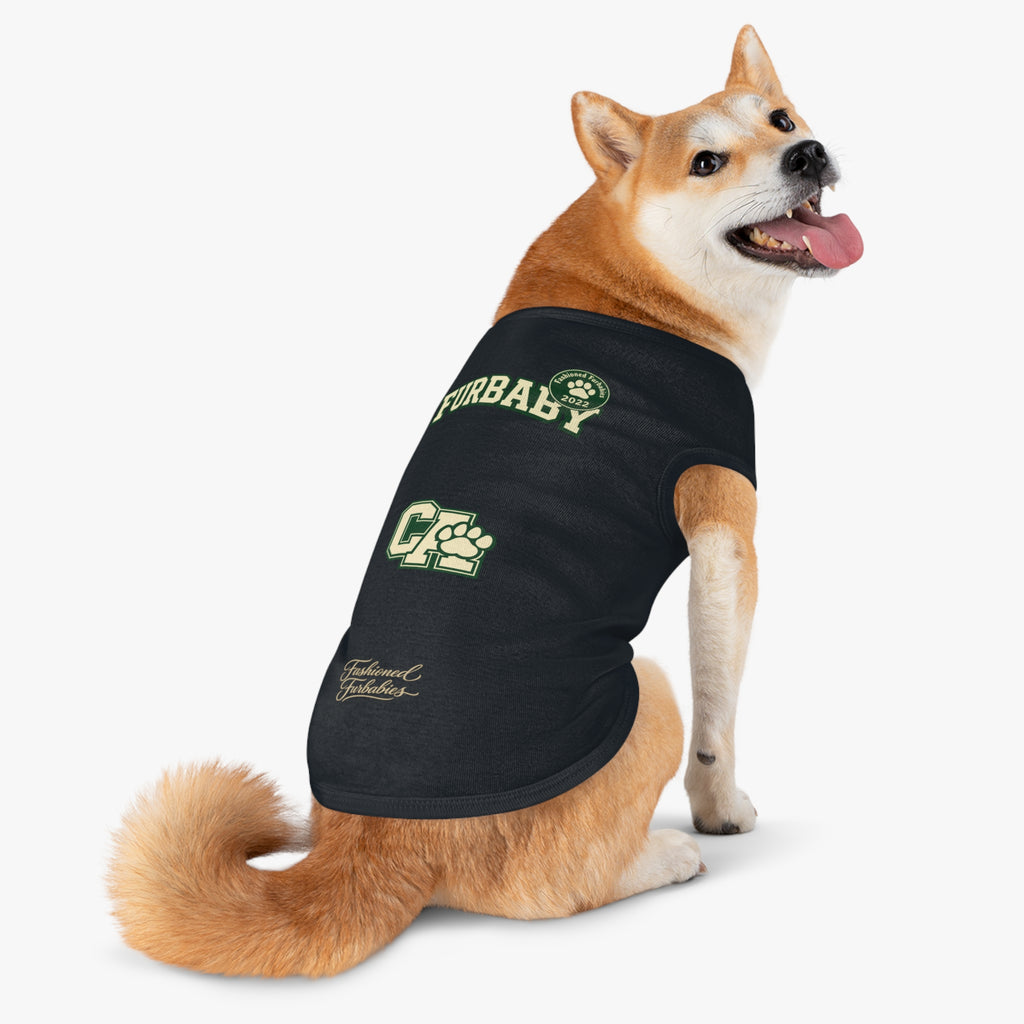 California Furbaby Varsity Pet Tank Top – Retro Collegiate Paw Club Dog Shirt