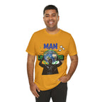 T-Shirt All Man, World on His Shoulders Trend Gift