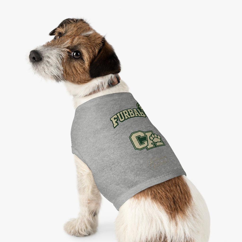 California Furbaby Varsity Pet Tank Top – Retro Collegiate Paw Club Dog Shirt