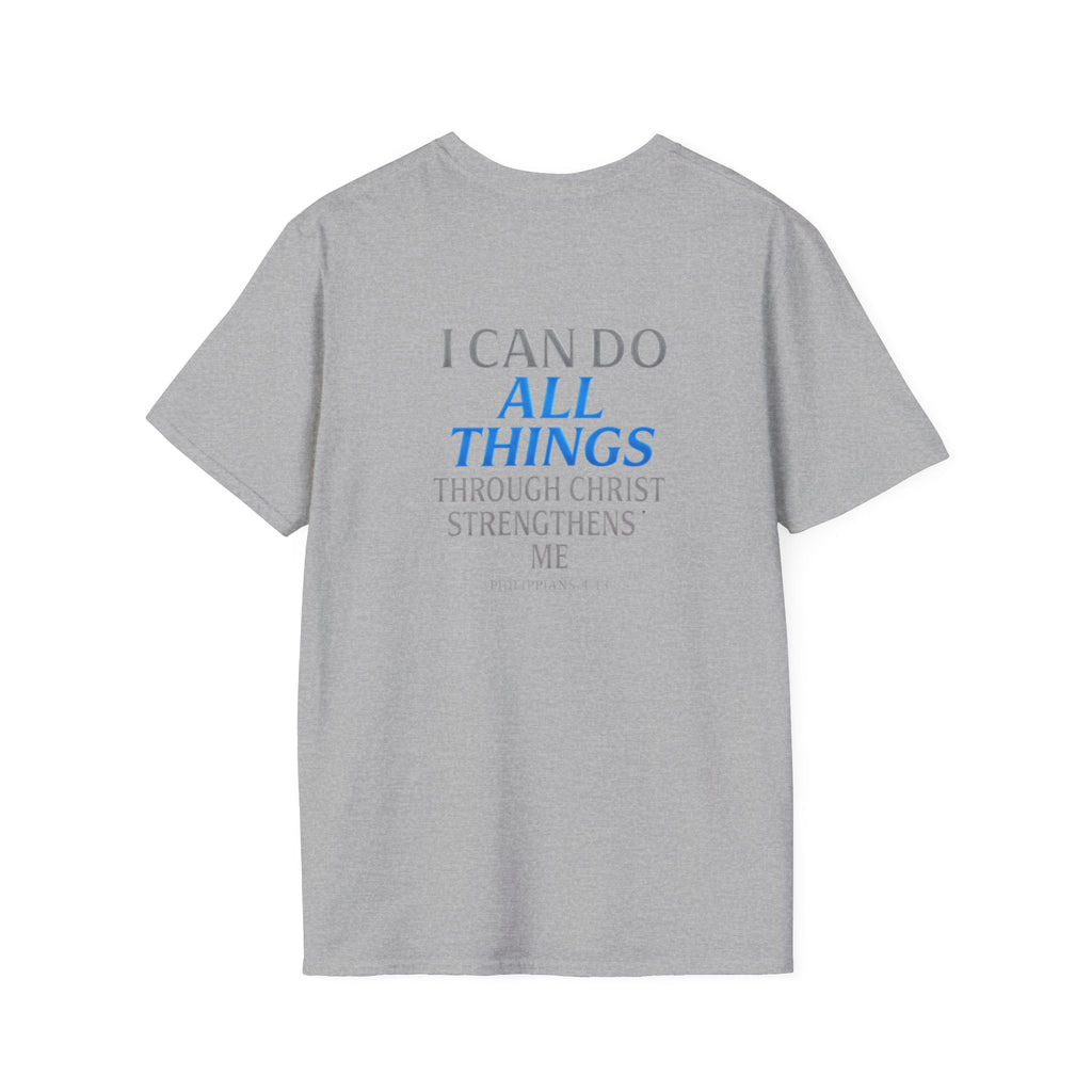 North Carolina Atlanta California Pet Bandana Tee — Matching Scripture on Back