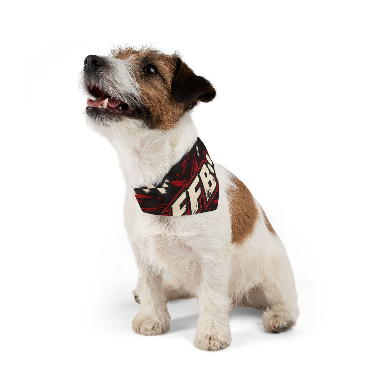Fur Baby Pet Bandana Collar – Cute Paw Print Dog Scarf