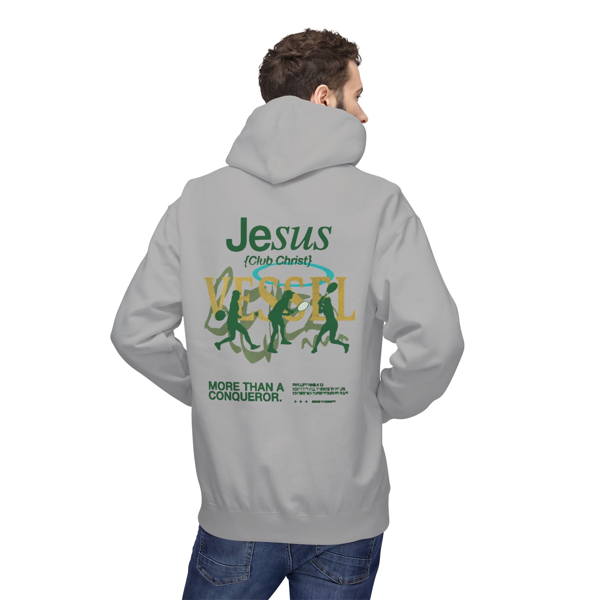 Jesus Athletic Club Hoodie — "Club Jesus" Graphic Hoodie