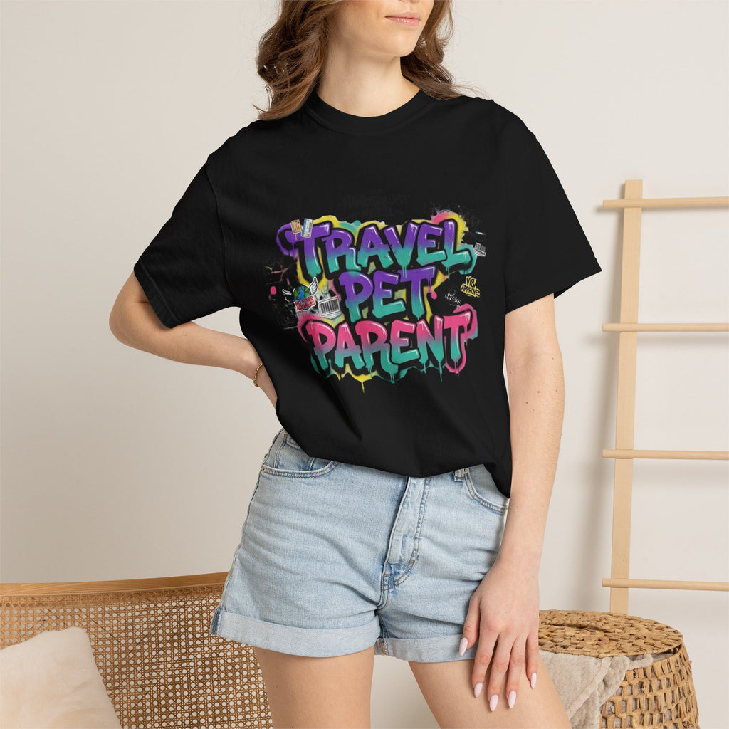 Pet Parent Travel T-Shirt — 'Travel Pet Parent' Design for Dog & Cat Lovers