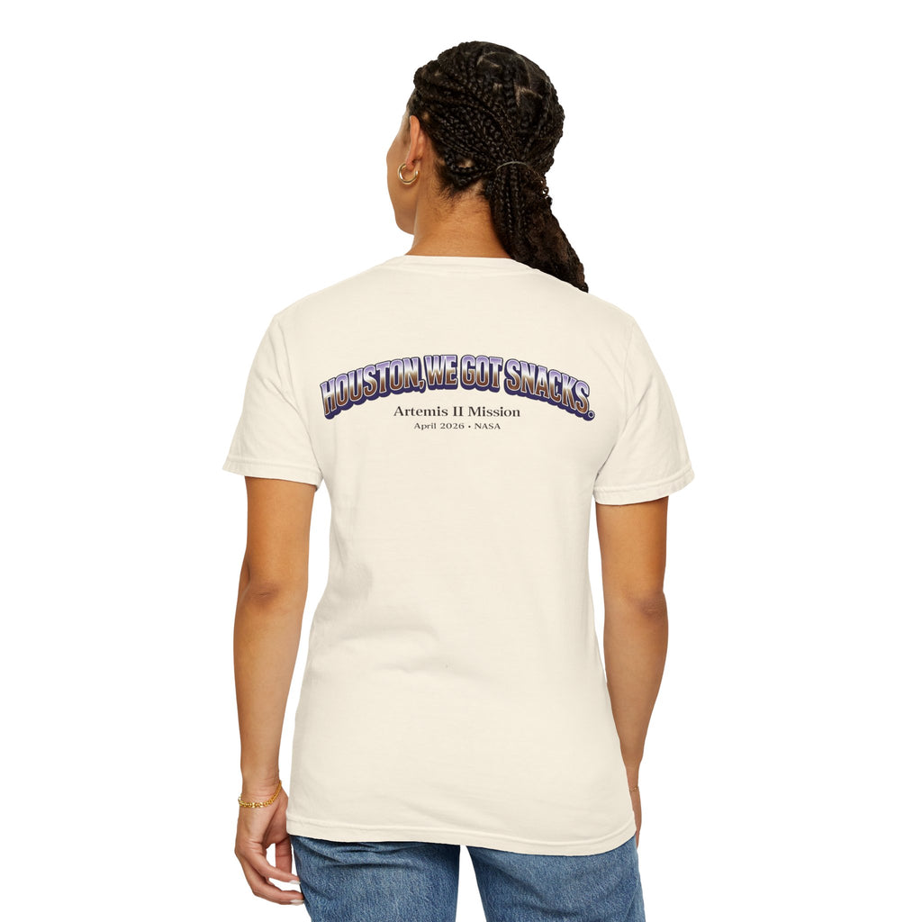 Moonetella T-Shirt — Retro Space Chocolate Moon Graphic Tee (Artemis II Mission Tribute)