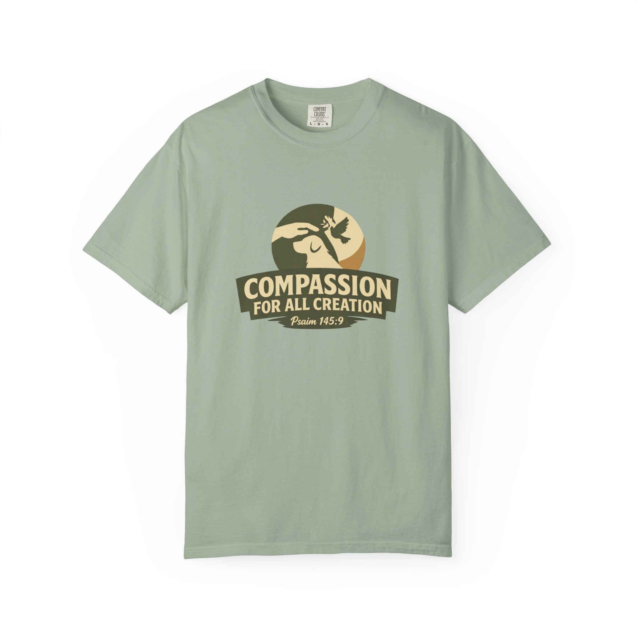 Compassion for All Creation T-Shirt — Psalm 145:9 Christian Graphic Tee,  Matching Pet Apparel Available