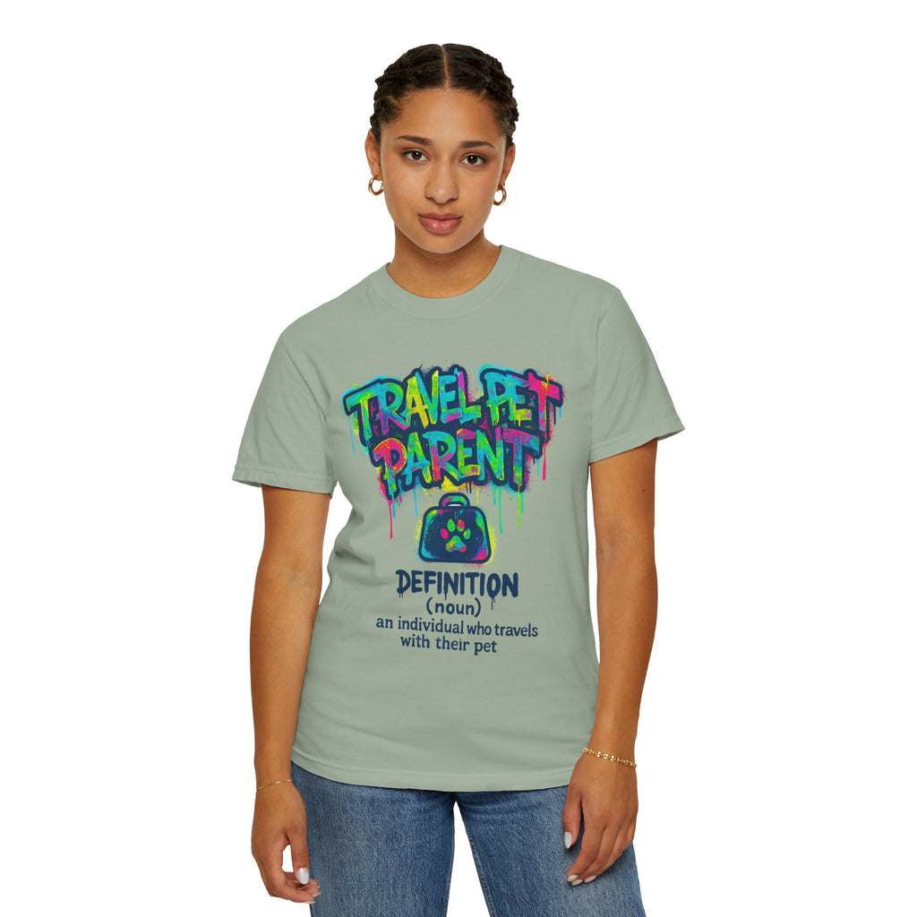 Travel Pet Parent T-shirt — Graffiti Design