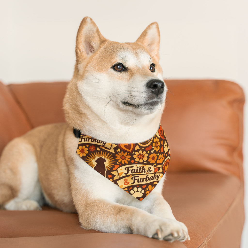 Pet Bandana Collar —Faith and Fur Stylish Bandana for Dogs & Cats