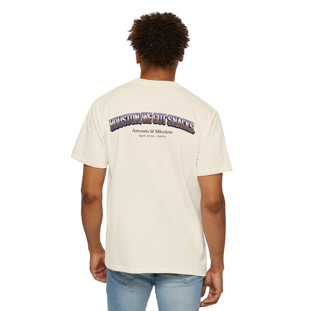 Moonetella T-Shirt — Retro Space Chocolate Moon Graphic Tee (Artemis II Mission Tribute)