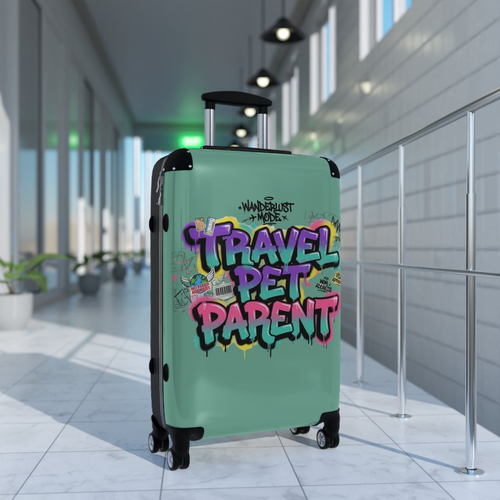 Pet Parent Travel Suitcase — 'Travel Pet' Luggage for Pet Owners