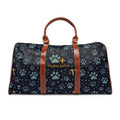 Christian Paw Print Travel Duffle — Psalm 145:9 Waterproof Weekender Bag