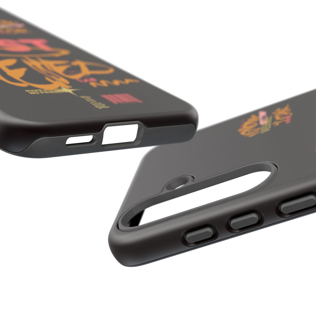 Phone Case — "Just Blessed" Bold Typographic Black Protective Case