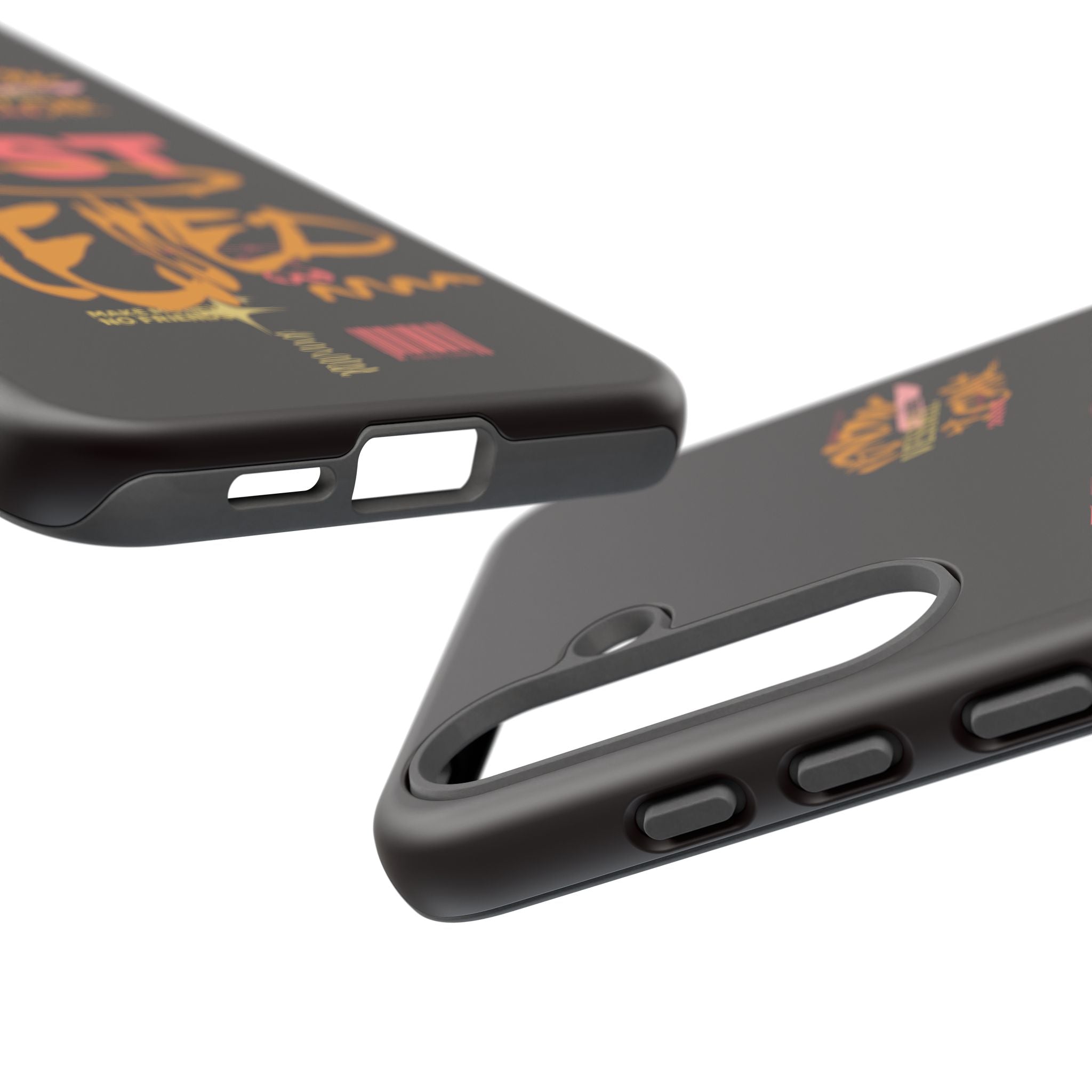 Phone Case — "Just Blessed" Bold Typographic Black Protective Case