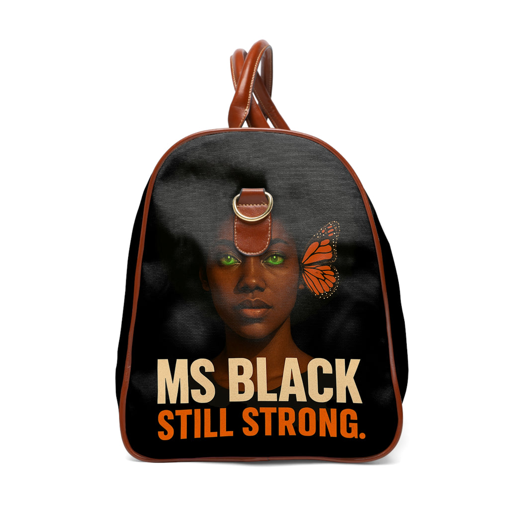 Black MS Awareness Weekender Bag — Monarch Wings Duffle