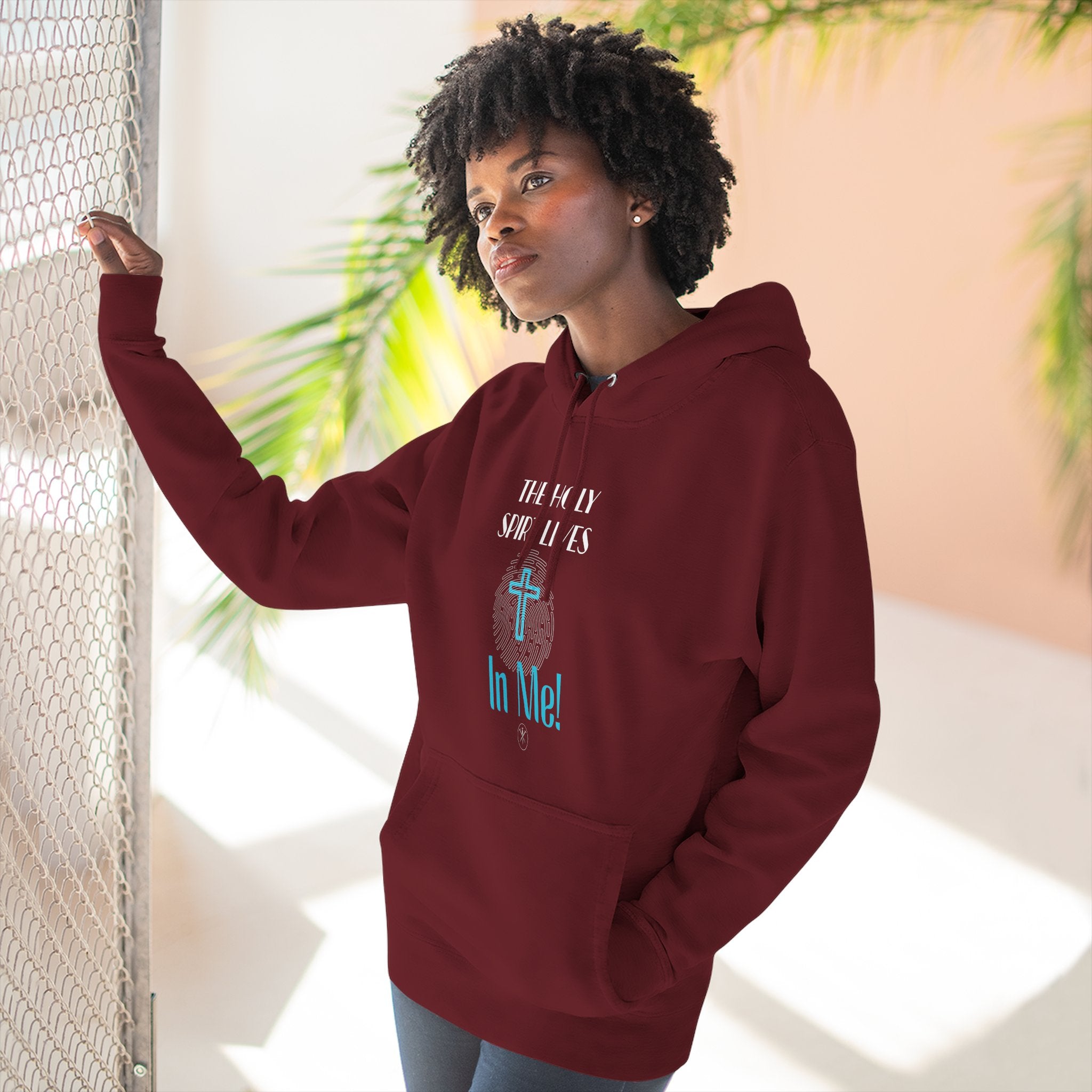 Holy Spirit Inspirational Fleece Hoodie - Faith Apparel