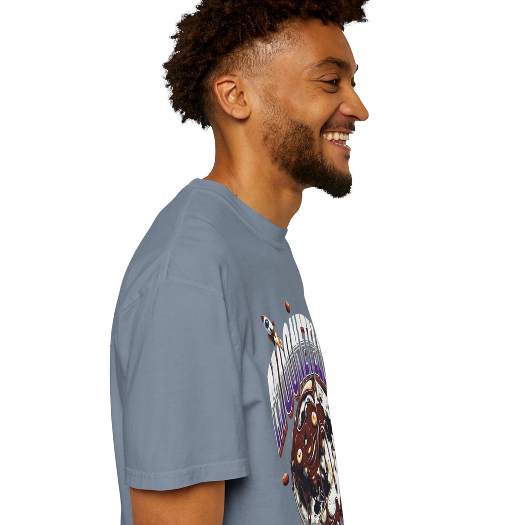 Moonetella T-Shirt — Retro Space Chocolate Moon Graphic Tee (Artemis II Mission Tribute)