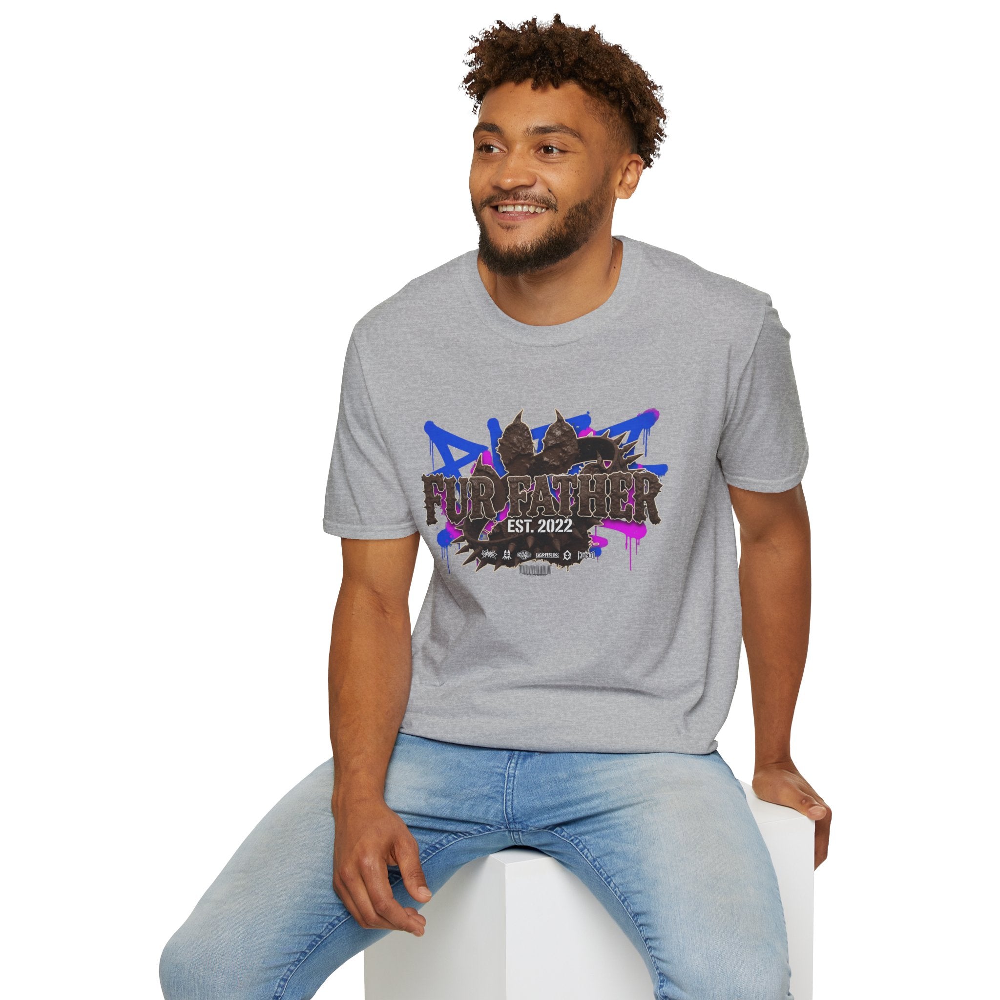 Graffiti Punk T-Shirt — "PUNKER" Est. 2022 Urban Streetwear