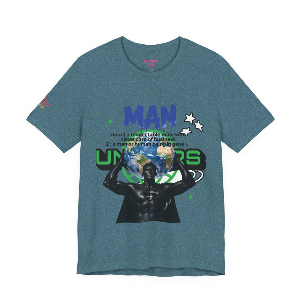 T-Shirt All Man, World on His Shoulders Trend Gift
