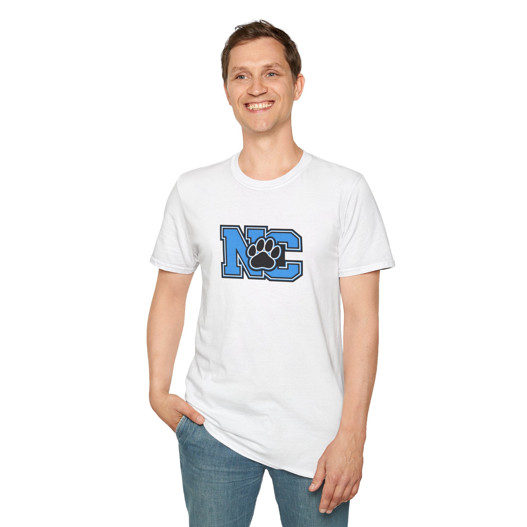 North Carolina Atlanta California Pet Bandana Tee — Matching Scripture on Back