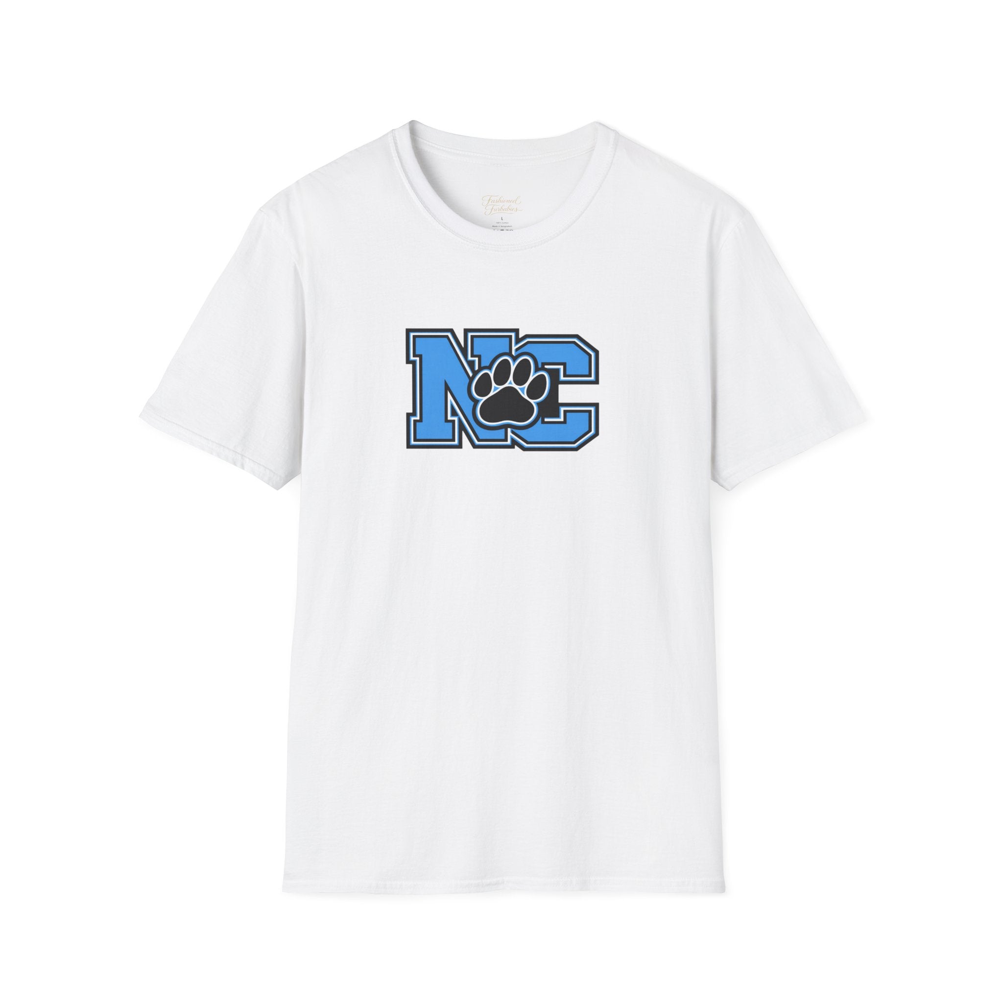 North Carolina Atlanta California Pet Bandana Tee — Matching Scripture on Back