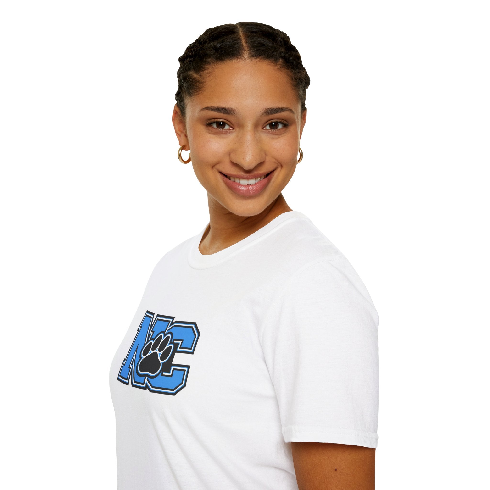 North Carolina Atlanta California Pet Bandana Tee — Matching Scripture on Back