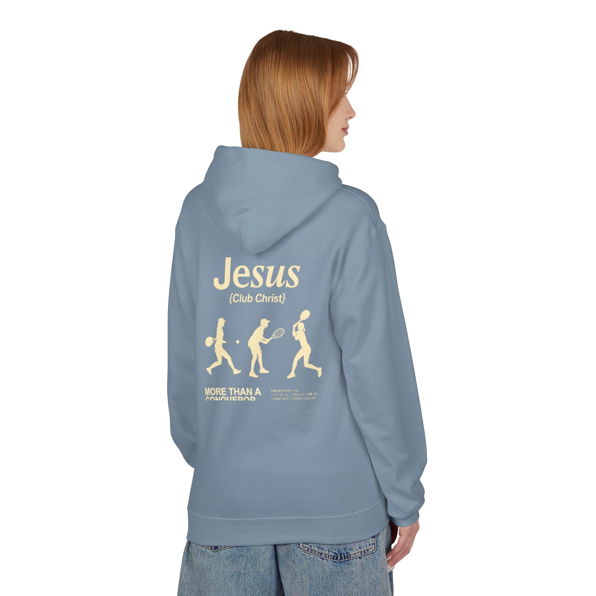 Jesus Athletic Club Hoodie — Faith Graphic Hoodie