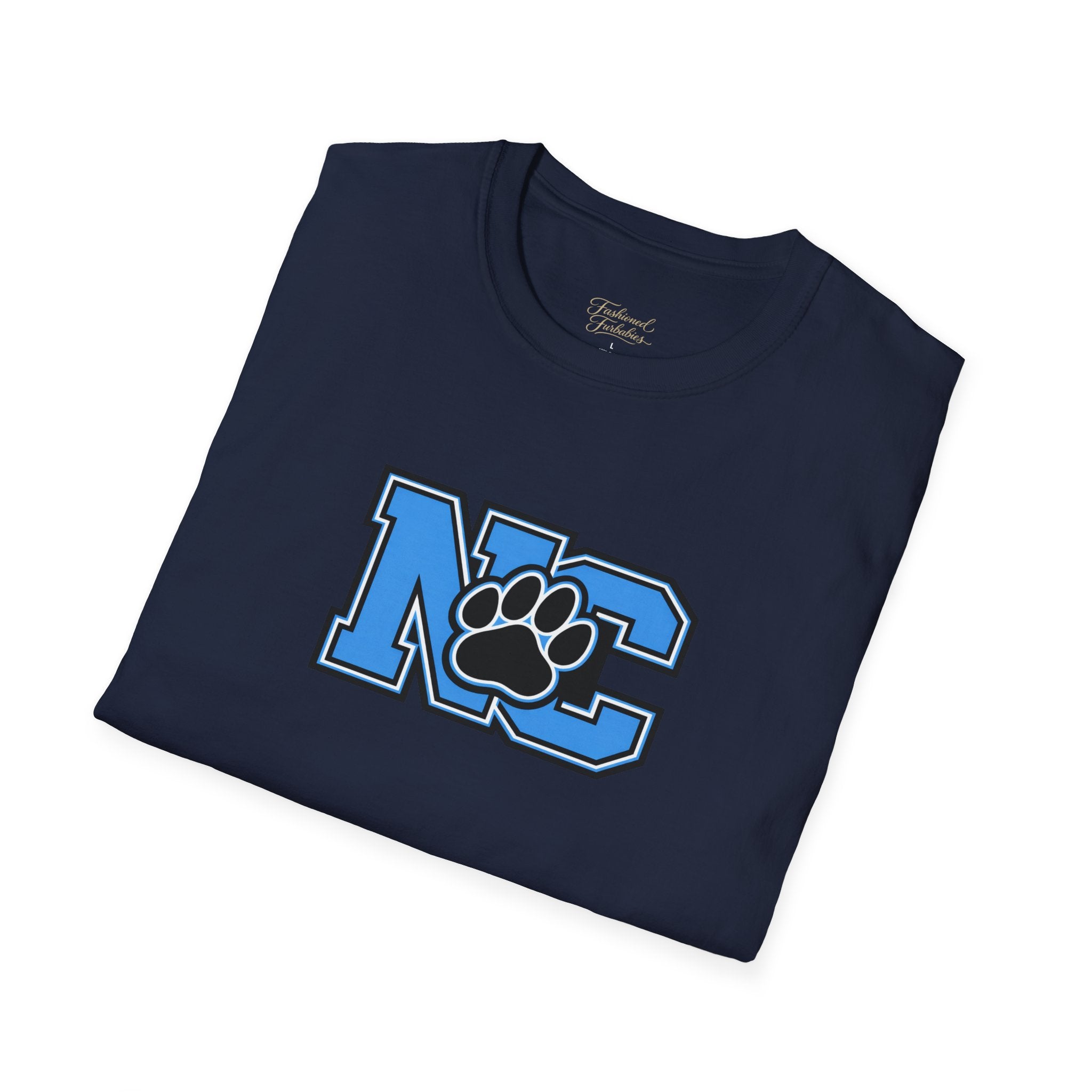 North Carolina Atlanta California Pet Bandana Tee — Matching Scripture on Back