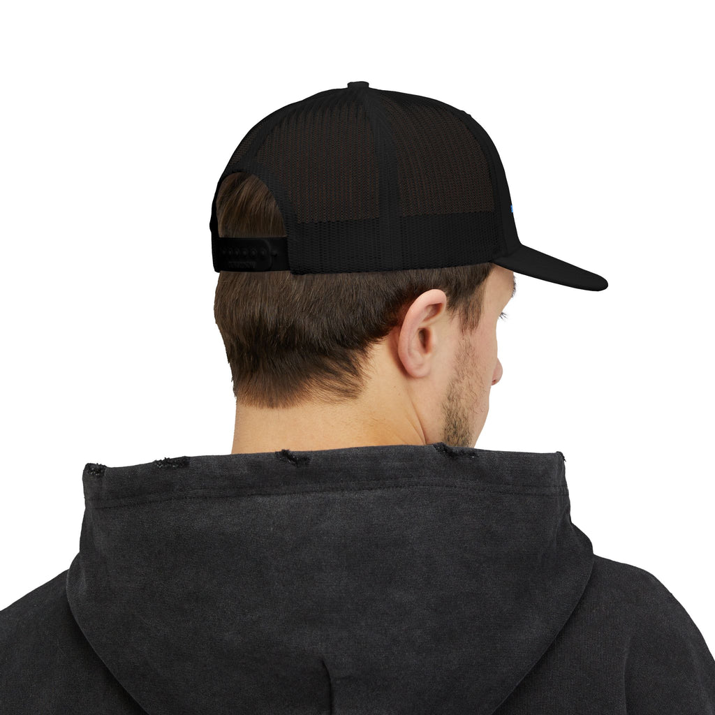 Democratic Blue Left Liberal Trucker Cap