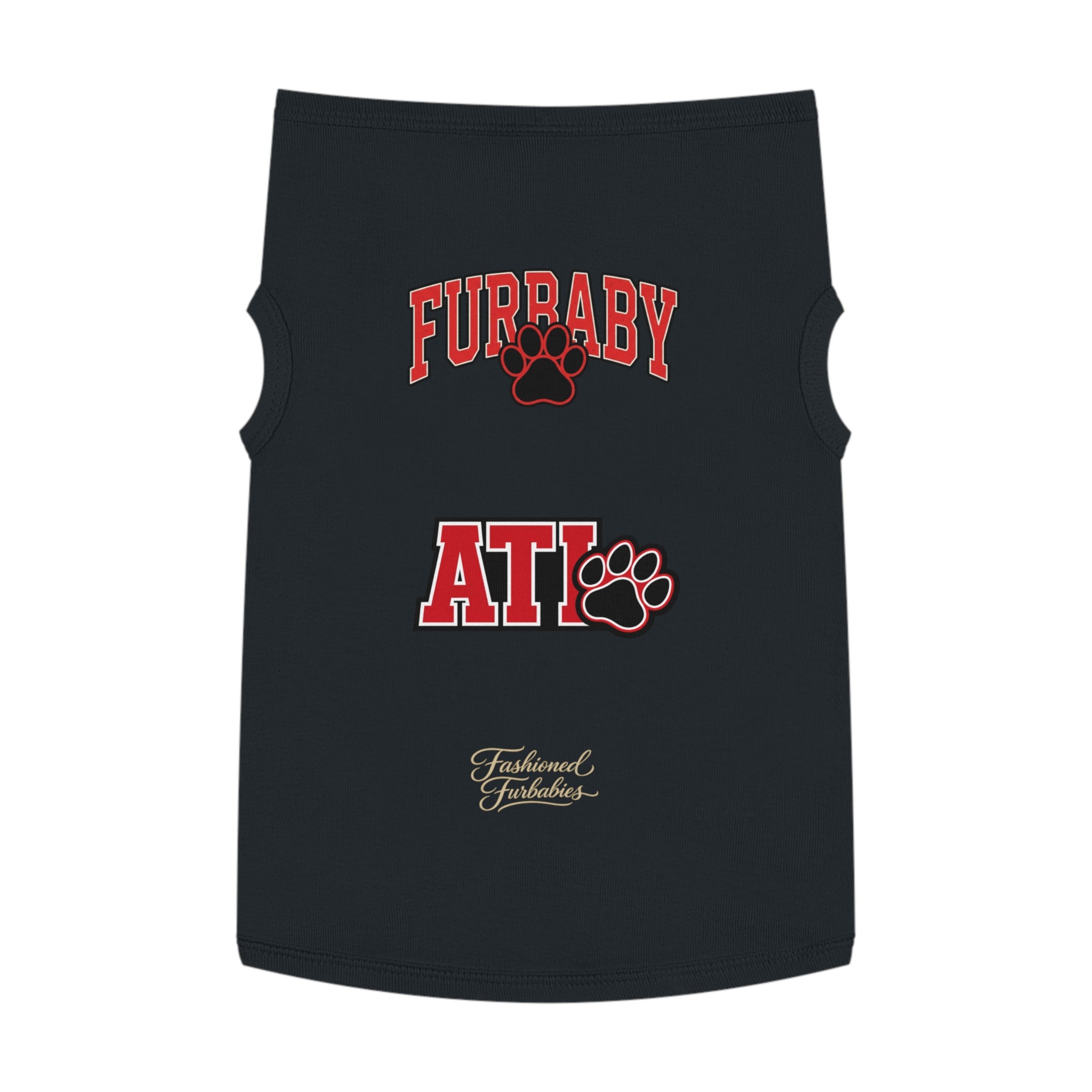 Furbaby ATL Dog Tank Top – Red Paw Atlanta Pet Shirt Matching
