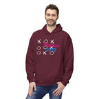 Tic Tac Toe Trinity Hoodie - God Jesus Holy Spirit