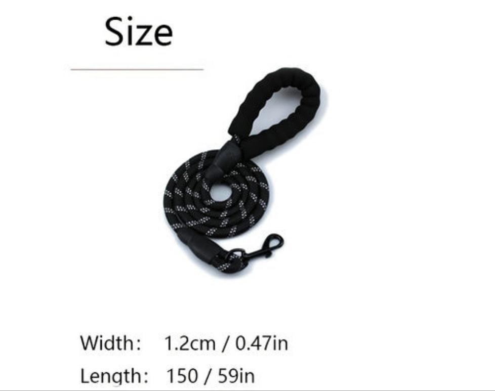 Durable refrective threads.dog leash