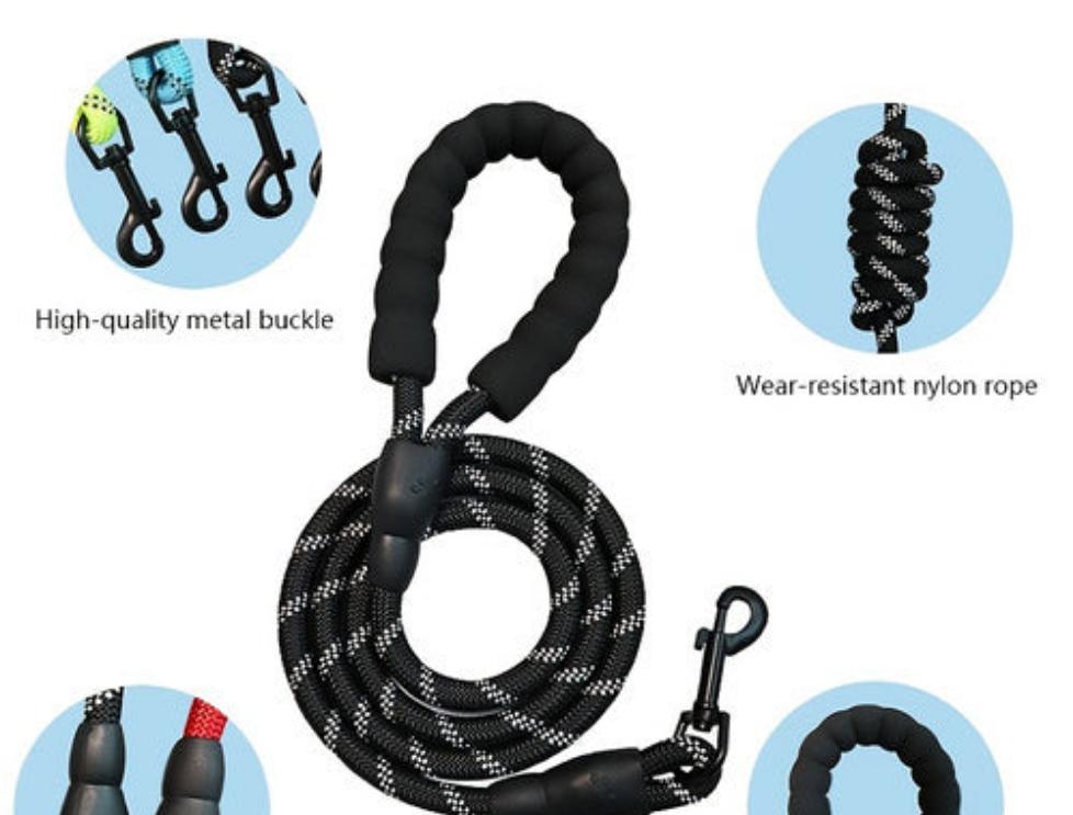 Durable refrective threads.dog leash