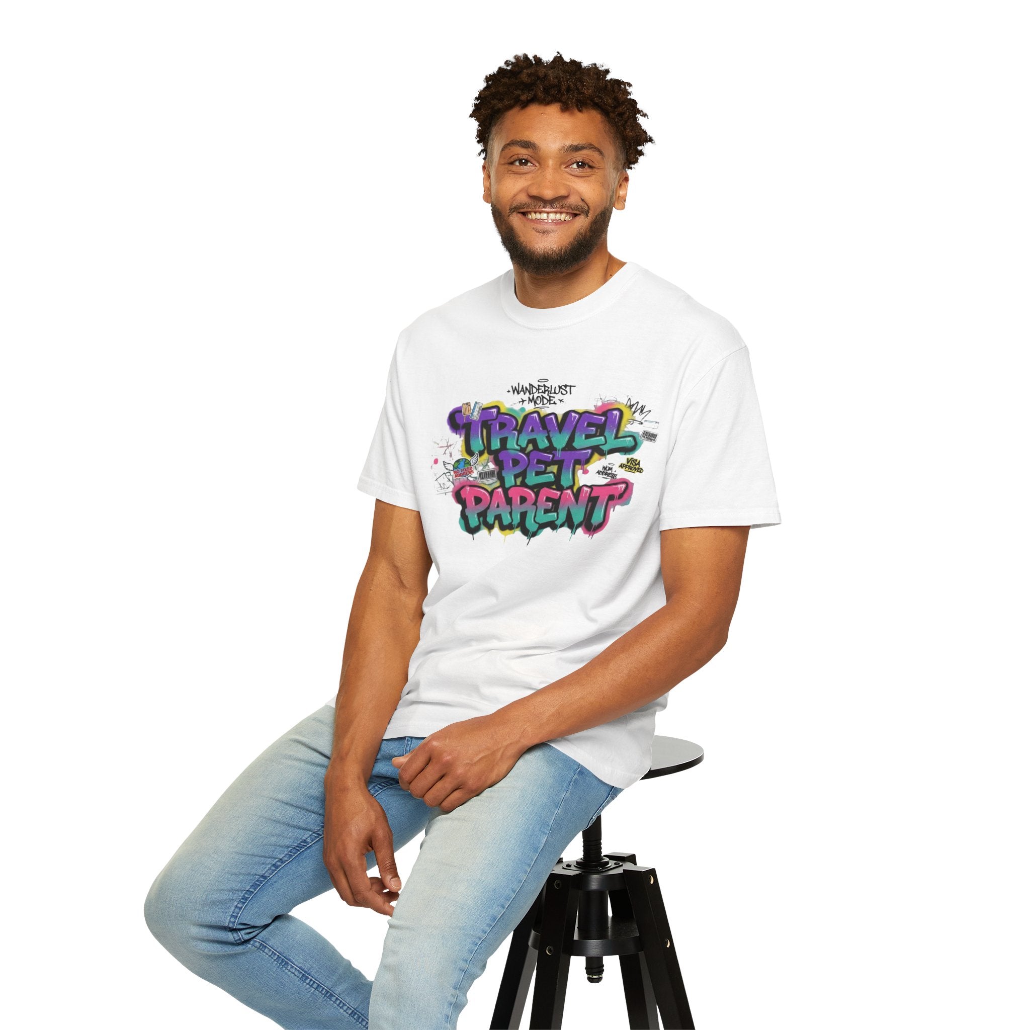 Pet Parent Travel T-Shirt — 'Travel Pet Parent' Design for Dog & Cat Lovers