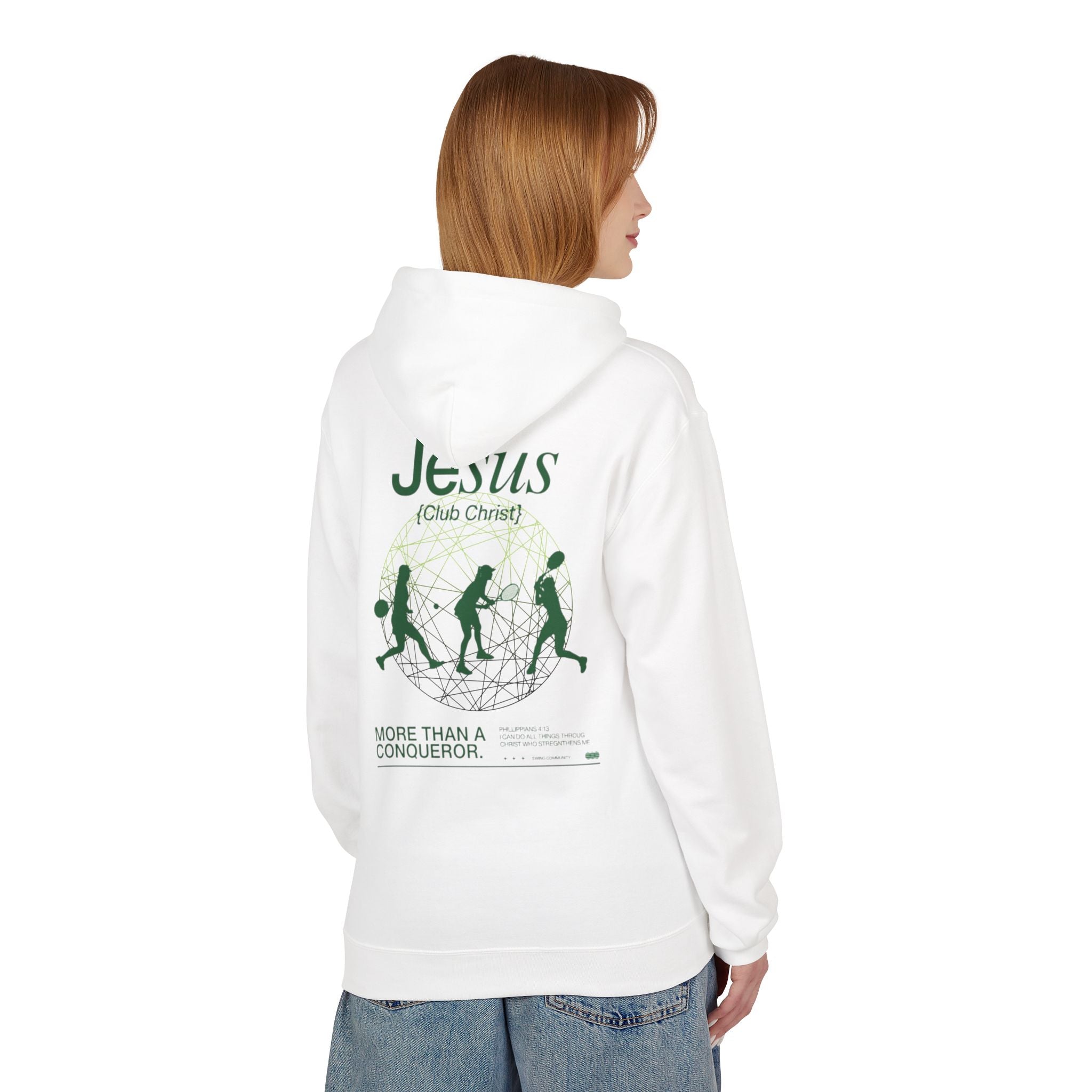 Jesus Athletic Club Hoodie — Faith Graphic Hoodie