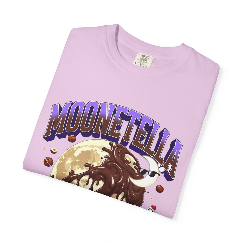Moonetella T-Shirt — Retro Space Chocolate Moon Graphic Tee (Artemis II Mission Tribute)